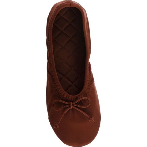 Isotoner Women's Brown Sloan Recycled Spandex Ballerina Panduf | Isotoner In Lebanon