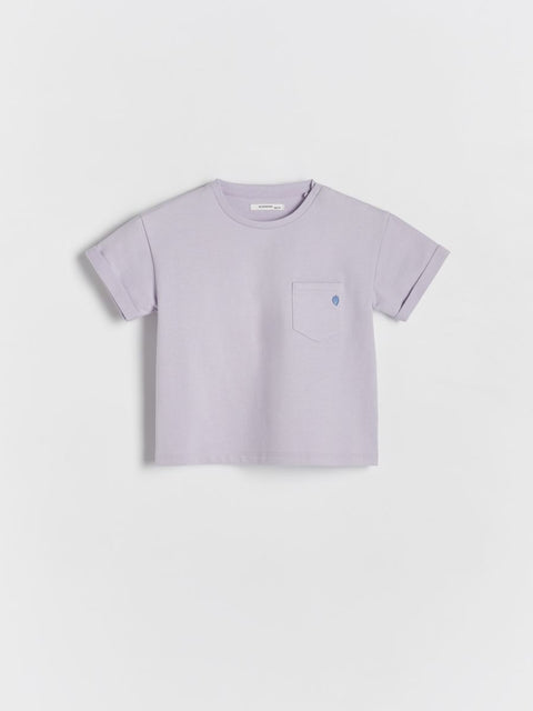 Sinsay Baby Girl's Purple Crew Neck With Pocket  T-Shirt | Sinsay in Lebanon