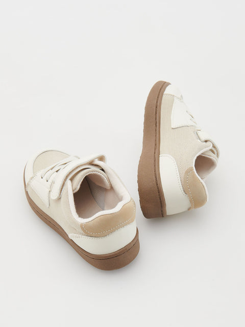 Reserved Baby Boy's Beige Velcro Fastener Sneakers | Reserved In Lebanon