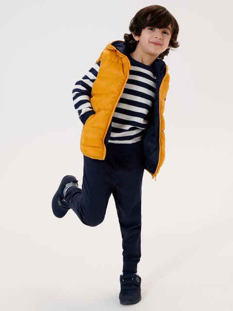 Sinsay Boy's Yellow Quilted Puffer Hooded Vest |Sinsay In Lebanon