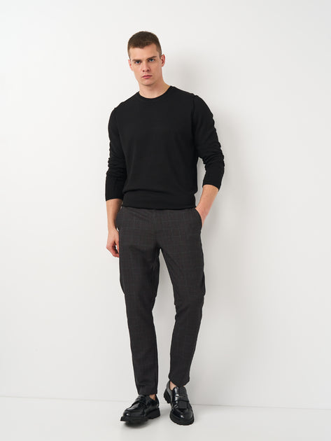 Only & Sons Men's Black Crew Neck Blouse | Only & Sons In Lebanon