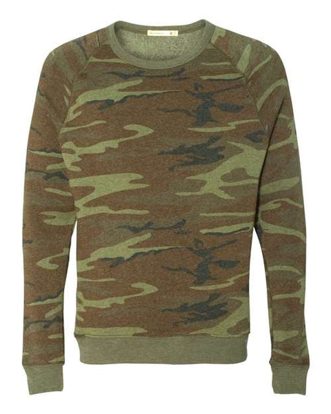 Alternative Men's Camouflage Long Sleeve Sweatshirt | Alternative In Lebanon