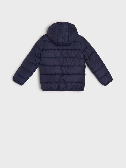 Sinsay Girl's Navy Quilted Hooded Jacket | Sinsay In Lebanon