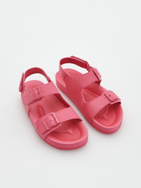 Reserved Women's Pink Sandals With Buckles | Reserved In Lebanon