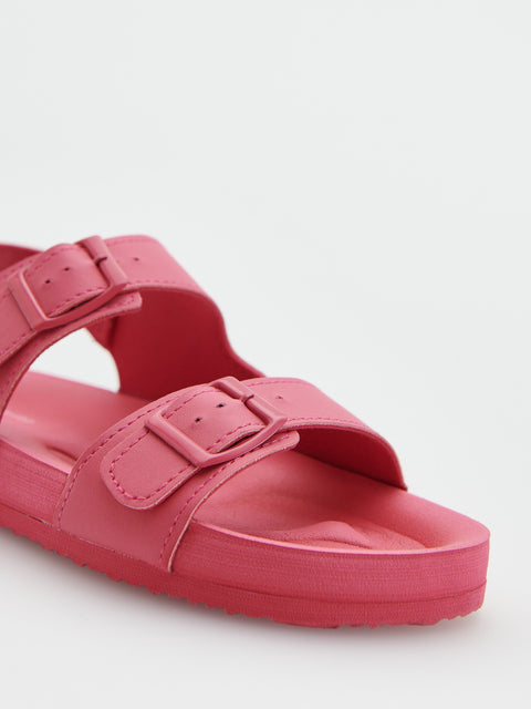 Reserved Women's Pink Sandals With Buckles | Reserved In Lebanon