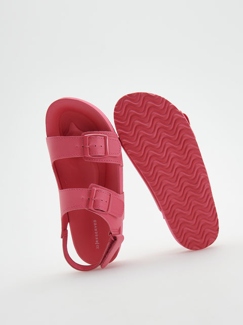 Reserved Women's Pink Sandals With Buckles | Reserved In Lebanon