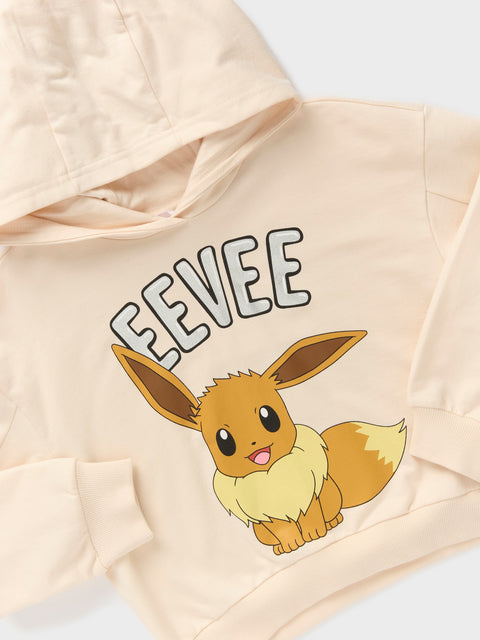 Sinsay Girl's Light Beige Pokémon Print Hoodie | Sinsay In Lebanon
