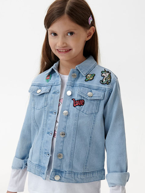 Sinsay Girl's Blue Denim Jacket | Sinsay In Lebanon