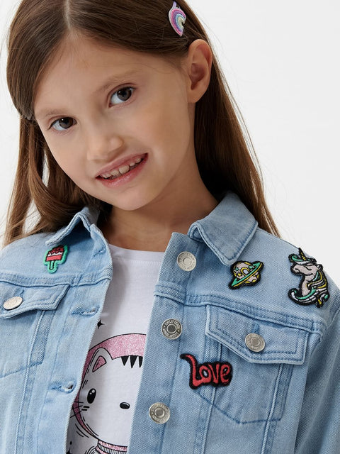 Sinsay Girl's Blue Denim Jacket | Sinsay In Lebanon