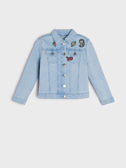 Sinsay Girl's Blue Denim Jacket | Sinsay In Lebanon