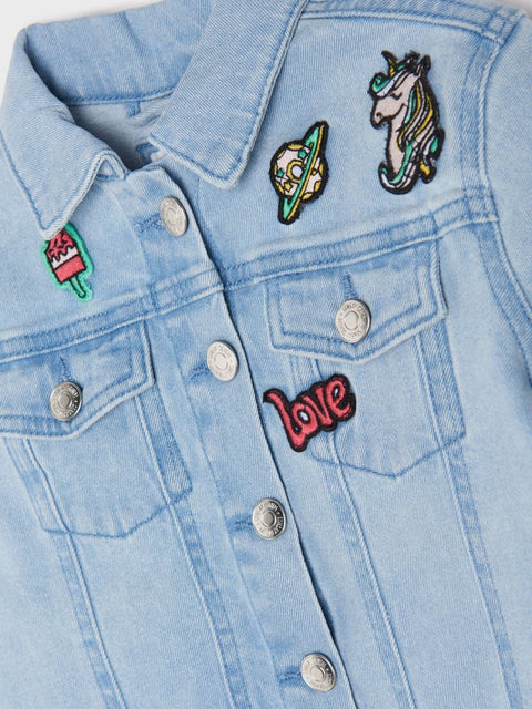 Sinsay Girl's Blue Denim Jacket | Sinsay In Lebanon