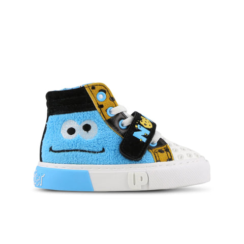 Ground Up Boy's Blue Sesame Cookie Monster Sneaker | Ground Up In Lebanon