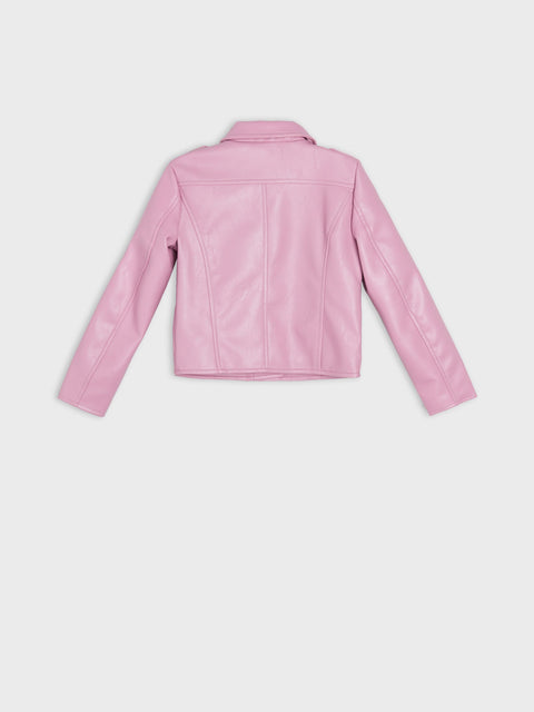 Sinsay Girl's Purple Leather Jacket | Sinsay In Lebanon