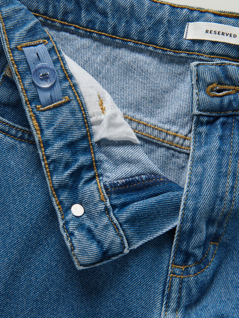 Reserved Girl's Blue Classic Denim Wide Leg Jeans | Reserved In Lebanon