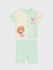 AYA Sinsay Baby Girl's 2-Piece Set Off White & Green