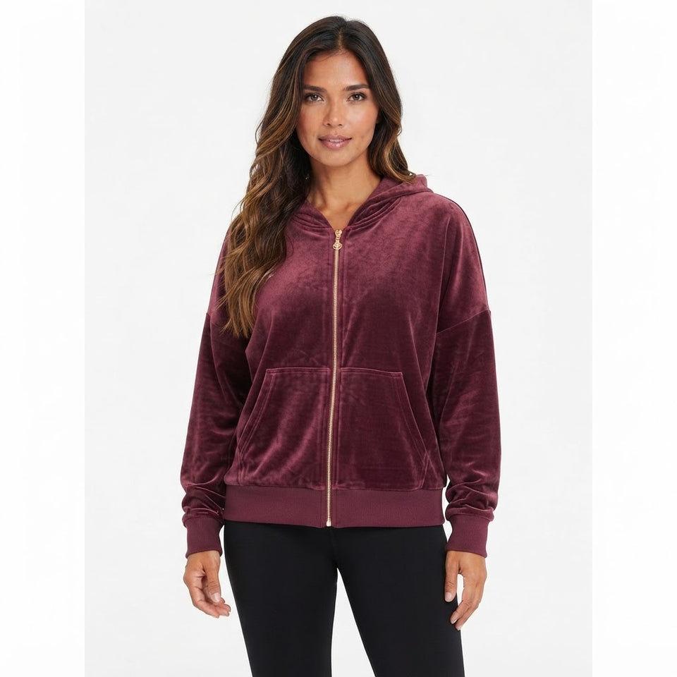 Felina Women's Plum Velour Jacket