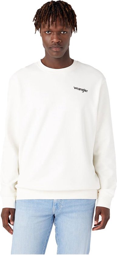 Wrangler Men's White Wrangler Graphic Sweater | Wrangler In Lebanon
