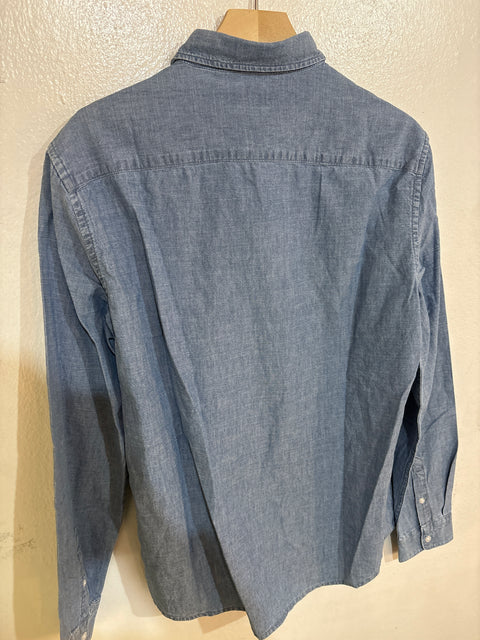 Celio Men's Blue Denim Shirt | Celio in Lebanon