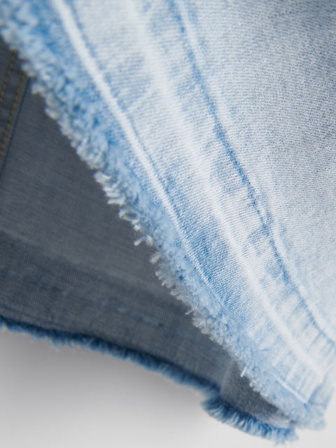 Reserved Women's Light Blue Front Cutout Maxi Denim Skirt | Reserved In Lebanon