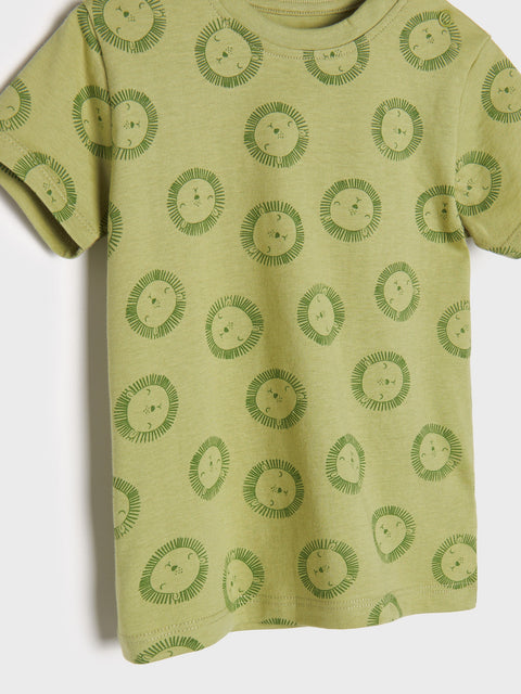 Sinsay Baby Boy's Green Printed T-shirt | Sinsay In Lebanon
