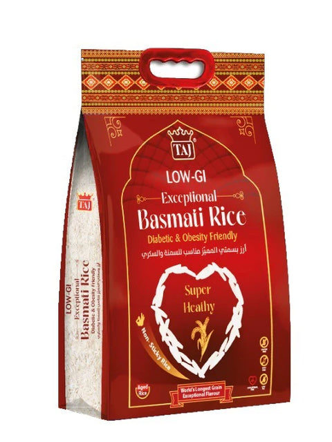 Taj Exceptional Diabetic & Obesity Basmati Rice 3.632Kg (8LBS) | Taj In Lebanon