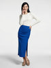 Sinsay women white ribbed blouse AYA