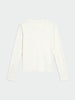 Sinsay women white ribbed blouse AYA