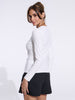 Sinsay Women’s White Ribbed Long-Sleeve Blouse | Sinsay in Lebanon
