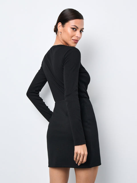 Sinsay Women's Black Rib Knit Long Sleeve Blouse | Sinsay In Lebanon