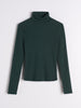 Sinsay Women’s Dark Green Ribbed Turtleneck Top | Sinsay in Lebanon