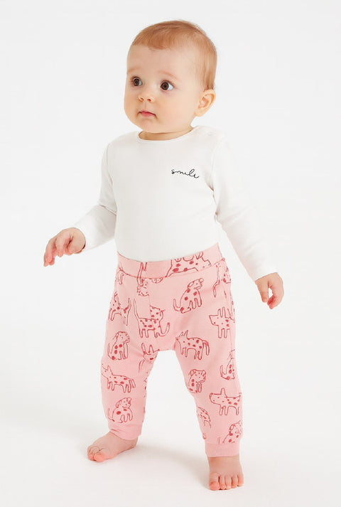 Sinsay Baby Girl's Pink Harem Pants | Sinsay In Lebanon