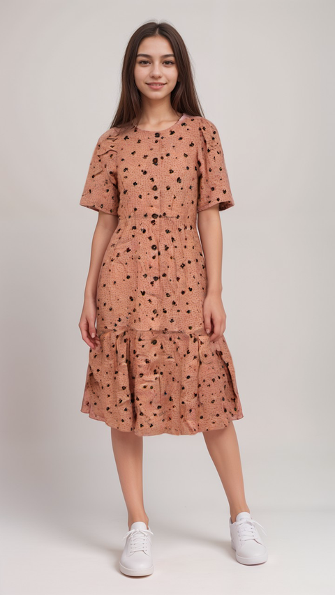 POMPdeLUX Girl's Rose  Maxi  Dress  |POMPdeLUX in Lebanon