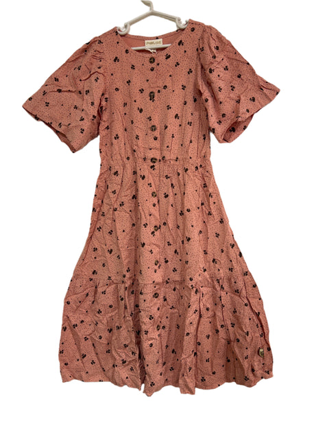 POMPdeLUX Girl's Rose  Maxi  Dress  |POMPdeLUX in Lebanon