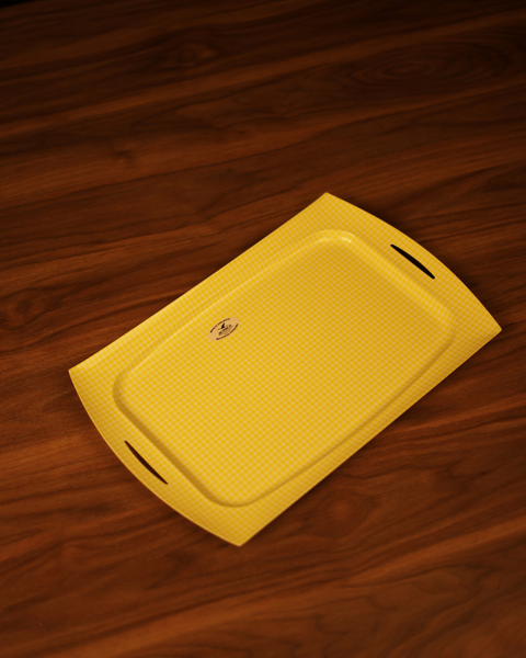 Mori Italy Yellow  Rectangular Tray 42.cm 2700.42G