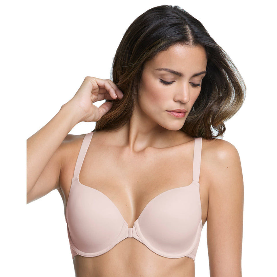 Dominique Women's Light Pink Intimates Talia Front Closure Racerback Bra