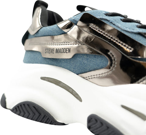 Steve Madden Women's Denim Synthetic Possession-E Sneakers | Steve Madden In Lebanon