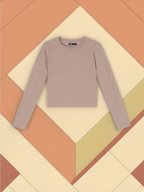 Sinsay Women's Khaki Cotton Long Sleeve Blouse | Sinsay In Lebanon