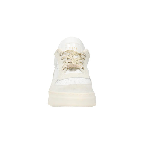 Steve Madden Women's White & Gold Darma Sneakers | Steve Madden In Lebanon