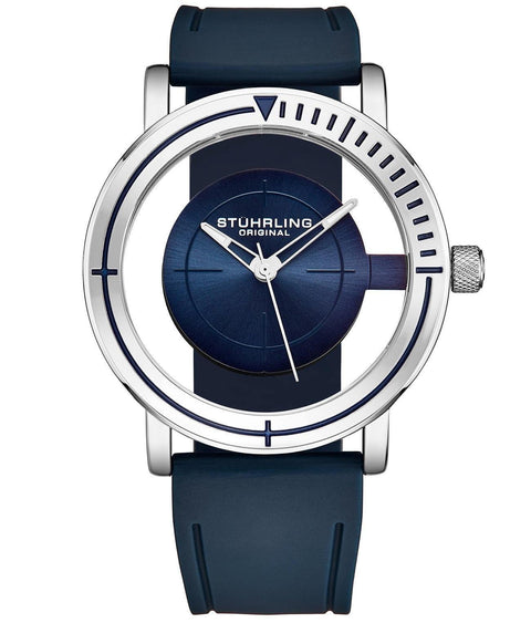 Stuhrling Original Men's Navy Rubber Watch | Stuhrling in Lebanon
