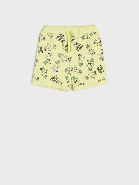 Sinsay Boy's Orange & Yellow Pineapple Printed Pack Of 2 Shorts | Sinsay In Lebanon