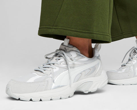 Puma Women's Light Grey Milenio Tech Suede Sneakers | Puma In Lebanon