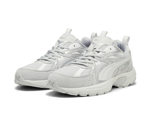 Puma Women's Light Grey Milenio Tech Suede Sneakers | Puma In Lebanon