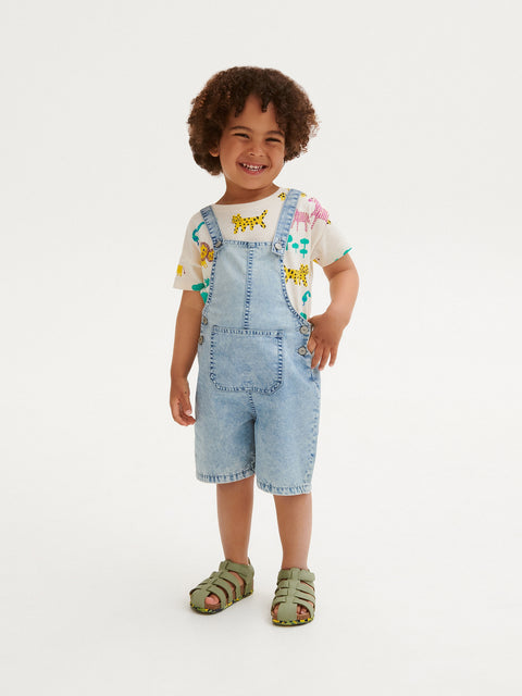 Reserved Boy's Blue Denim Rompers | Reserved In Lebanon