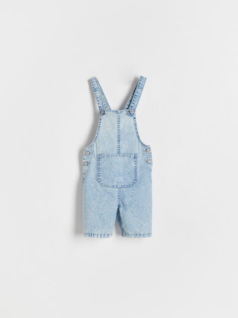 Reserved Boy's Blue Denim Rompers | Reserved In Lebanon