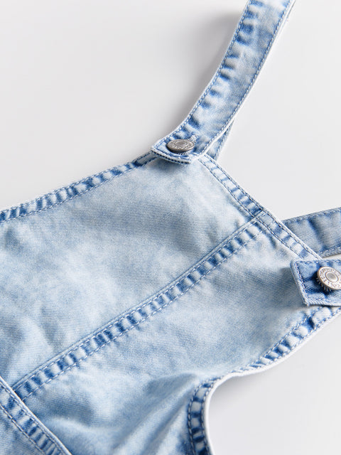 Reserved Boy's Blue Denim Rompers | Reserved In Lebanon