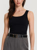 Sinsay Women’s Black Lace-Trim & Classic Ribbed Cotton Tops | Sinsay in Lebanon