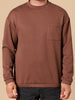 Sinsay Men's Brown Long Sleeves Simply Sweatshirt | Sinsay In Lebanon