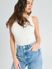 Sinsay Women’s White Collared Body Sleeveless Bodysuits | Sinsay in Lebanon
