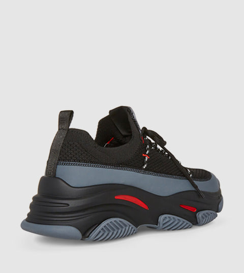 Steve Madden Men's Black & Grey Plasted Sneakers | Steve Madden In Lebanon
