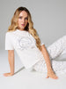 Sinsay Women's White Two Piece Pajamas Set | Sinsay In Lebanon